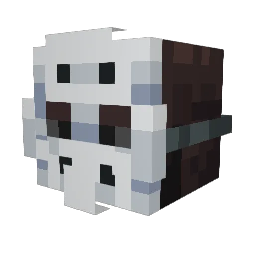 folcolol Minecraft avatar head, 3D render