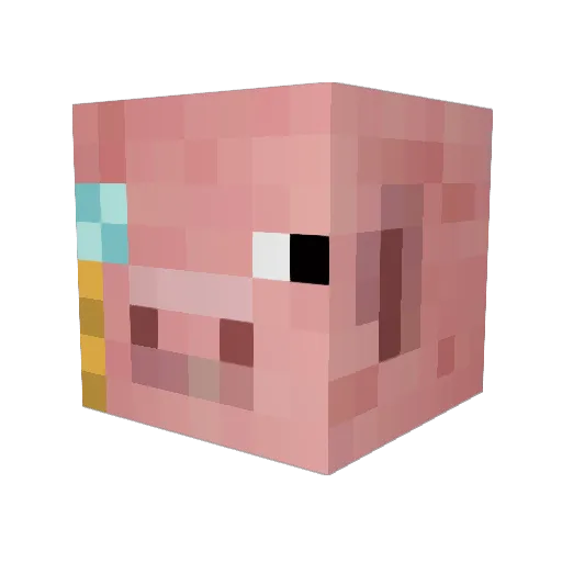 foliarzwitkor Minecraft avatar head, 3D render