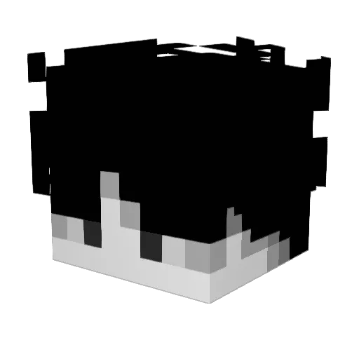 foliin Minecraft avatar head, 3D render