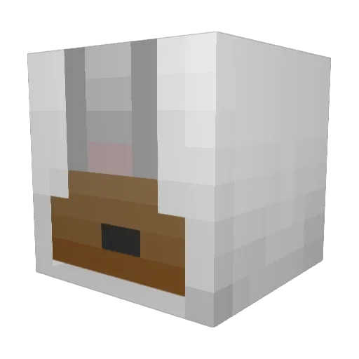 folim21 Minecraft avatar head, 3D render
