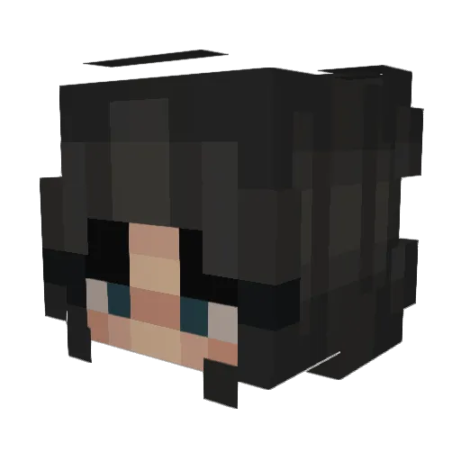folklorexi Minecraft avatar head, 3D render