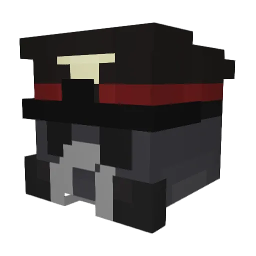 folklorico Minecraft avatar head, 3D render