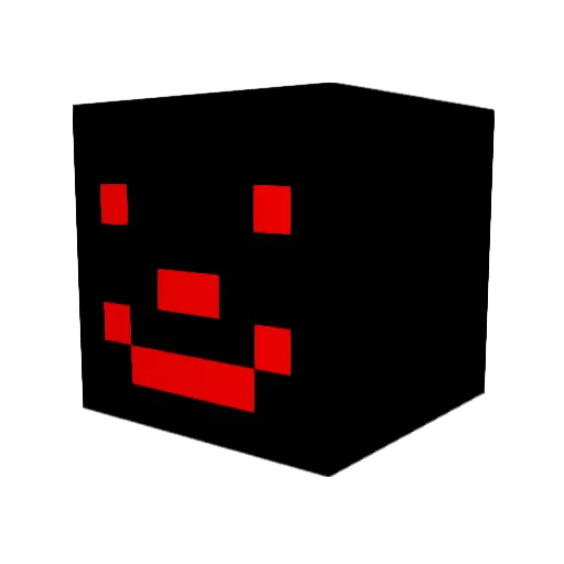 followg Minecraft avatar head, 3D render