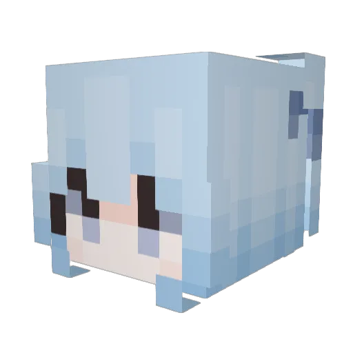 followthewind10 Minecraft avatar head, 3D render