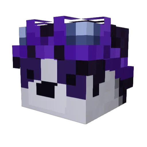 folly_ollie Minecraft avatar head, 3D render