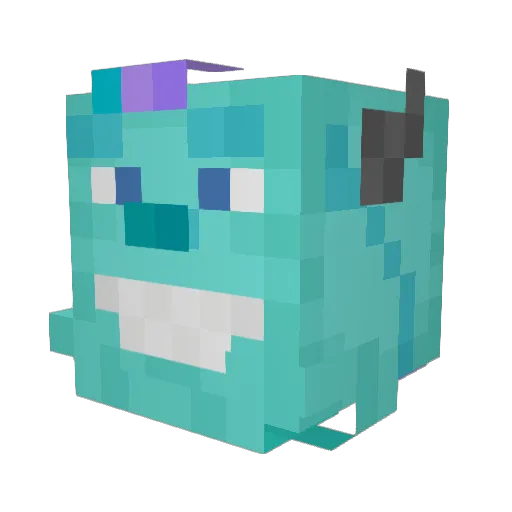 folorol Minecraft avatar head, 3D render