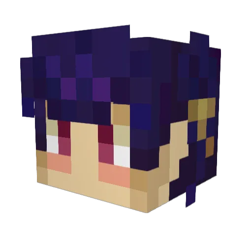 fomortiis Minecraft avatar head, 3D render
