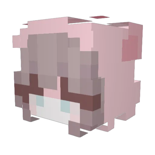 fonchyi Minecraft avatar head, 3D render