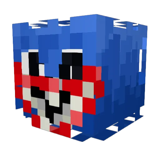fonguy Minecraft avatar head, 3D render