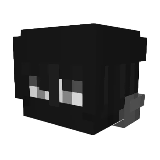 fonixdf Minecraft avatar head, 3D render