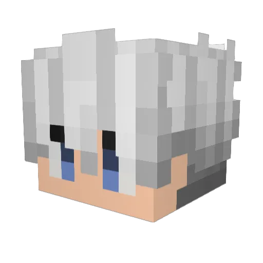 fonsoo_15 Minecraft avatar head, 3D render