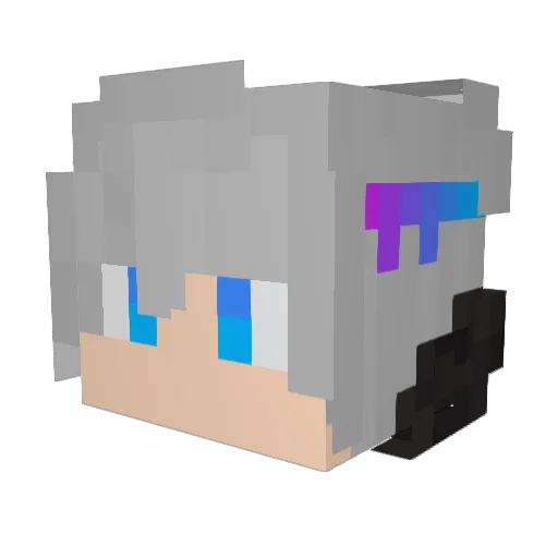 fonzo187 Minecraft avatar head, 3D render