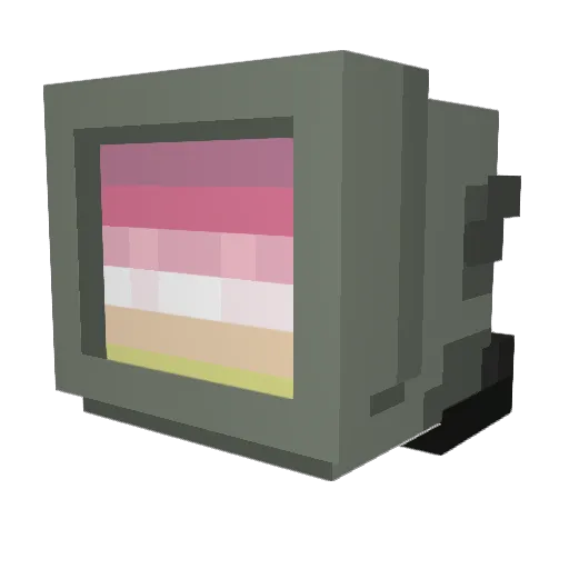 foolicoo Minecraft avatar head, 3D render