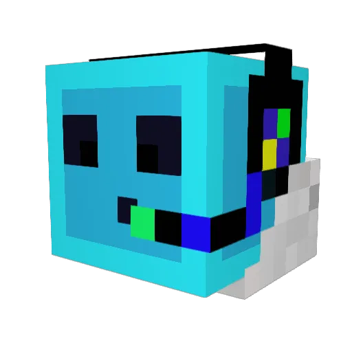 foolish_jager Minecraft avatar head, 3D render