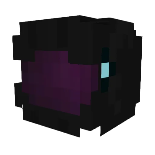 foolman Minecraft avatar head, 3D render