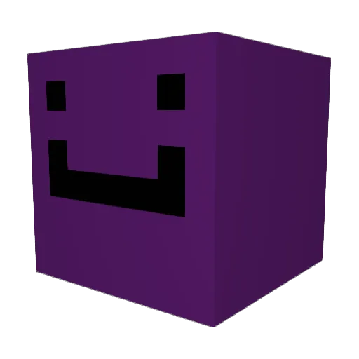fooloom Minecraft avatar head, 3D render