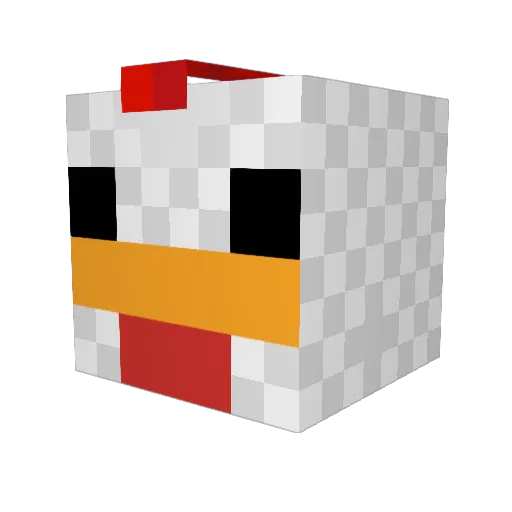 foort98 Minecraft avatar head, 3D render