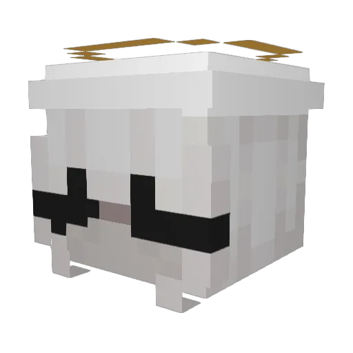 footlickerqueen Minecraft avatar head, 3D render