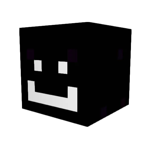 footpicture Minecraft avatar head, 3D render