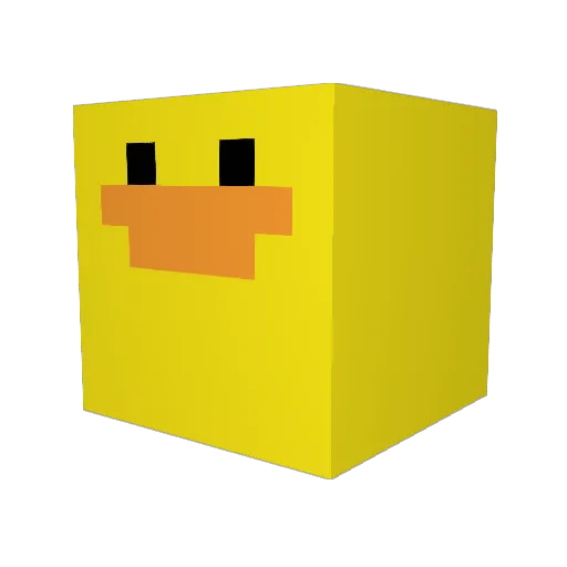 forEVERawesome Minecraft avatar head, 3D render
