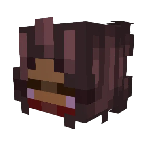 forK0_ Minecraft avatar head, 3D render