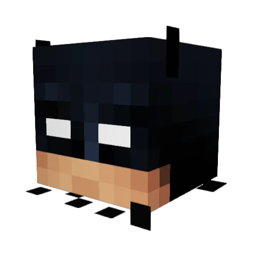 forRuin Minecraft avatar head, 3D render