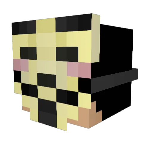 forchi157 Minecraft avatar head, 3D render