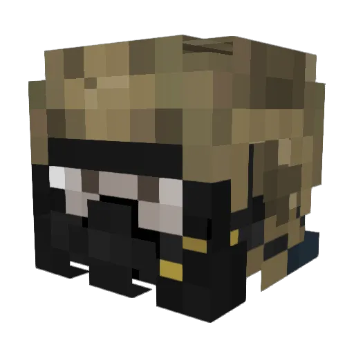 fordfalcon97 Minecraft avatar head, 3D render