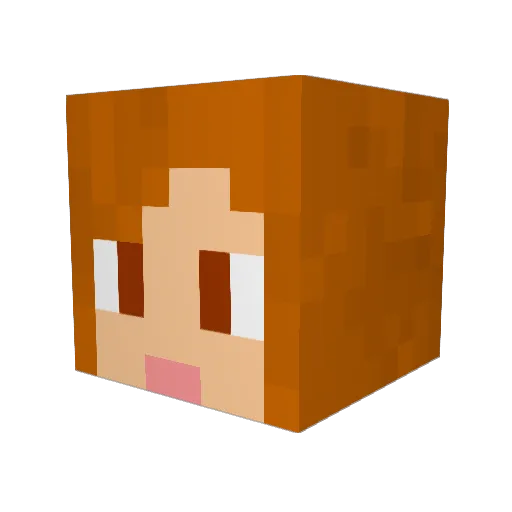 forest1226 Minecraft avatar head, 3D render