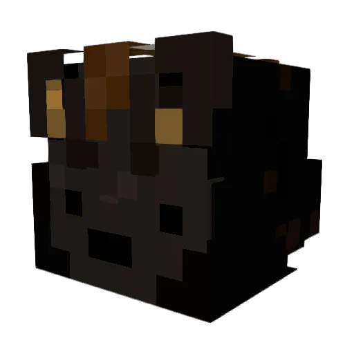 forestmvtt Minecraft avatar head, 3D render