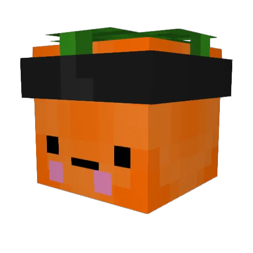 foreverfox1 Minecraft avatar head, 3D render