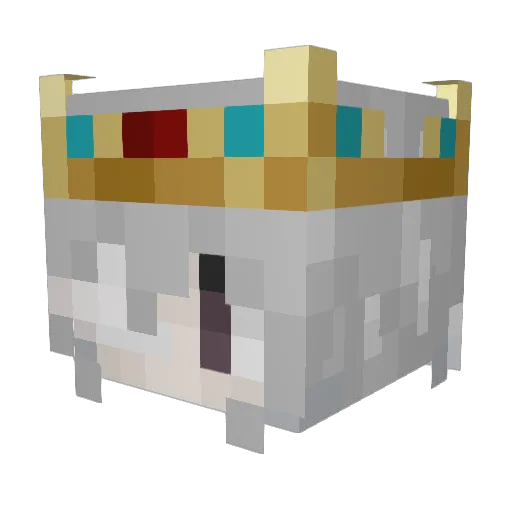 foreverk1d Minecraft avatar head, 3D render