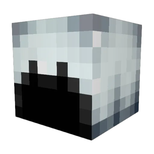foreverkill Minecraft avatar head, 3D render