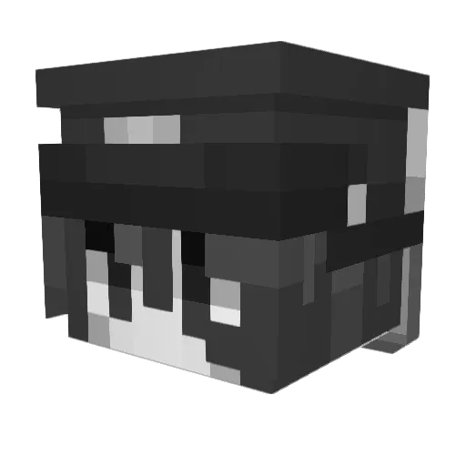forfeitt Minecraft avatar head, 3D render