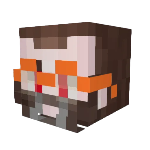 forgey99 Minecraft avatar head, 3D render