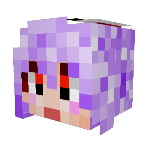 forgiveanangel Minecraft avatar head, 3D render