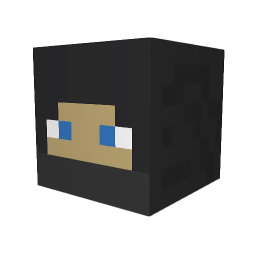 forgotten3211 Minecraft avatar head, 3D render