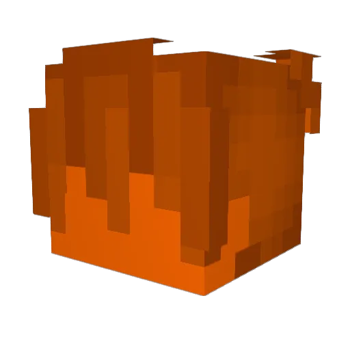 forhed Minecraft avatar head, 3D render