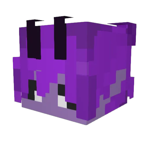 forkyprr Minecraft avatar head, 3D render