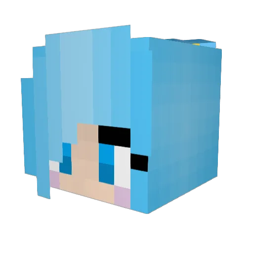 forlando2000 Minecraft avatar head, 3D render