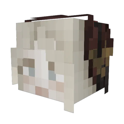 formidablefish Minecraft avatar head, 3D render