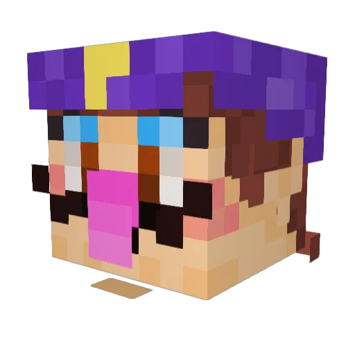 formingosprey46 Minecraft avatar head, 3D render
