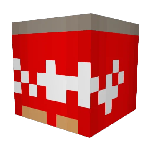 fornclake Minecraft avatar head, 3D render
