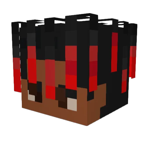forrestfeels Minecraft avatar head, 3D render