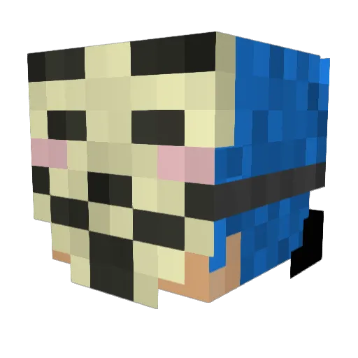 forsberggg Minecraft avatar head, 3D render