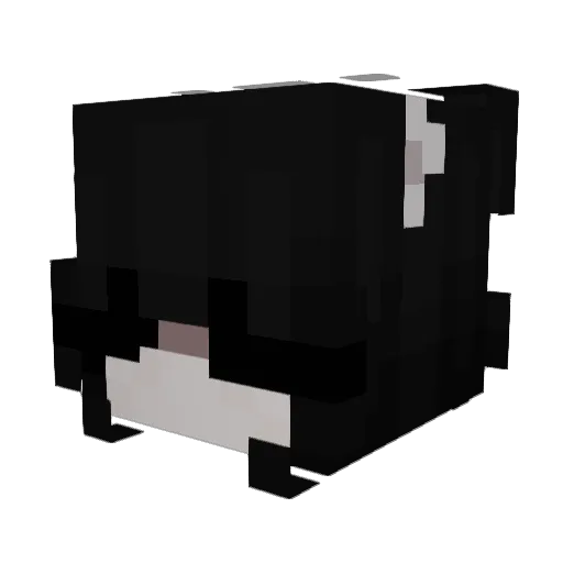forsen15 Minecraft avatar head, 3D render