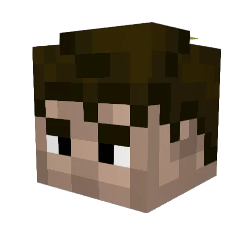 forstk Minecraft avatar head, 3D render
