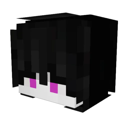 fortcom12 Minecraft avatar head, 3D render