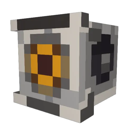 forte Minecraft avatar head, 3D render