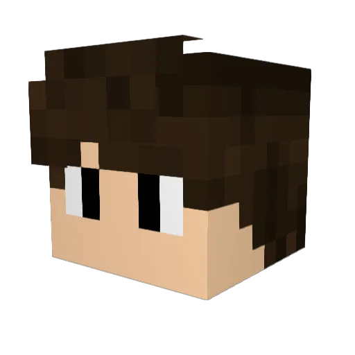 forthe48 Minecraft avatar head, 3D render